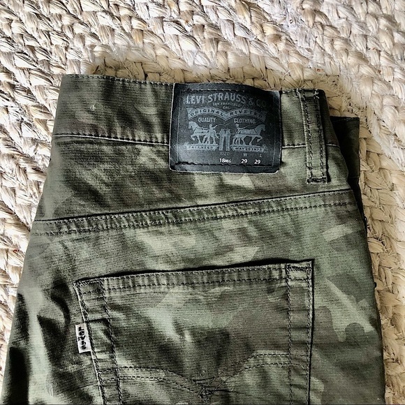 LEVI’S 511 Camo pants  Size W29 L29 Straight Leg Slim Fit  18R - Picture 6 of 9